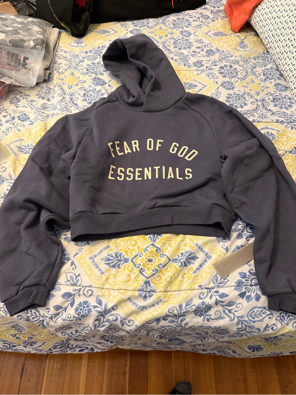 Essentials Woman’s Marine Pullover Hoodie - Navy Blue